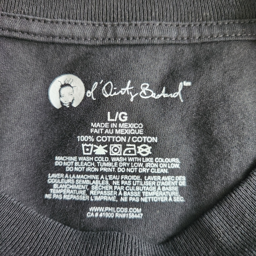 ODB Brooklyn Zoo Black Graphic T-Shirt Mens Size Large - Picture 4 of 5